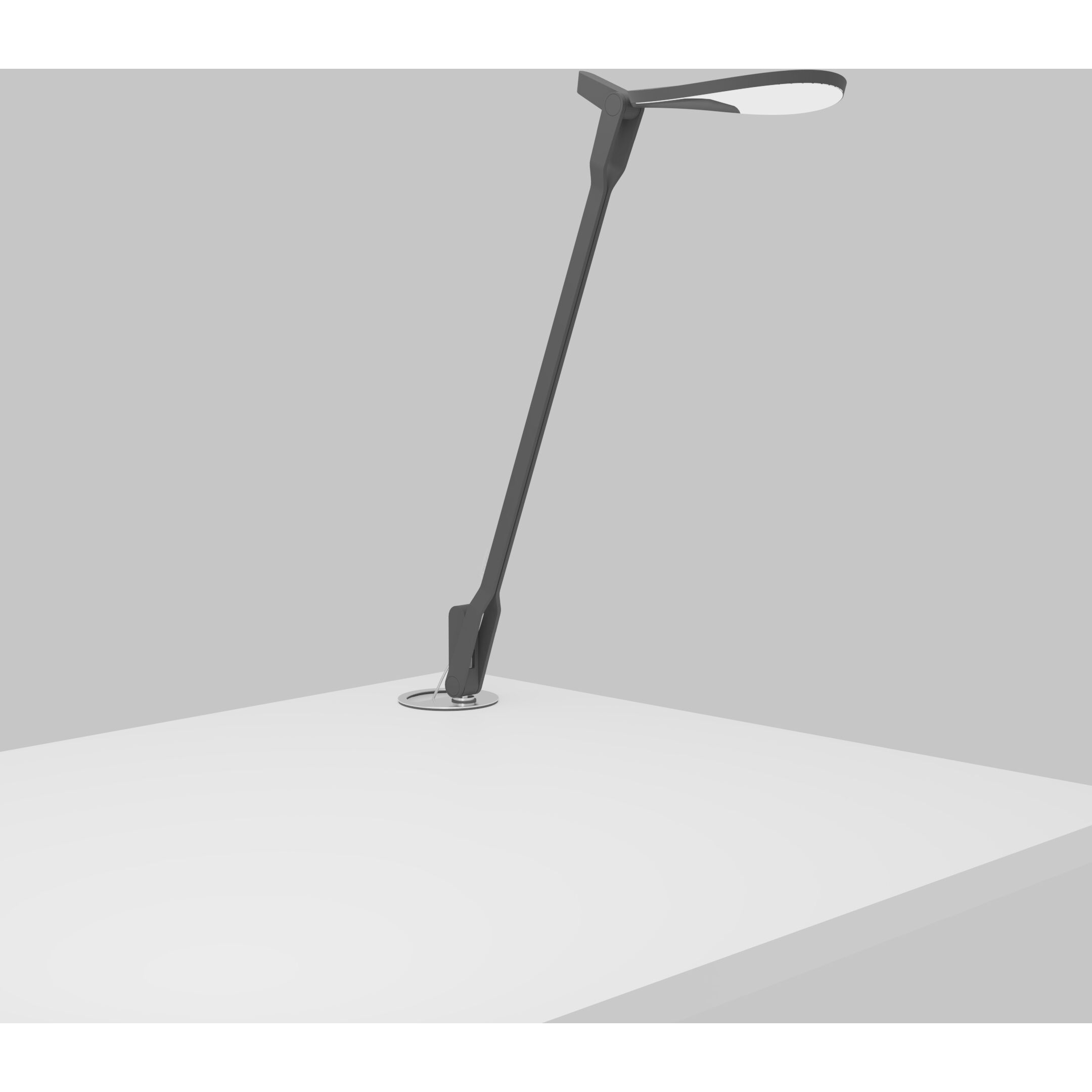 Splitty 16.05 inch 7.00 watt Matte Gray Desk Lamp Portable Light in Matte Grey, Grommet Mount